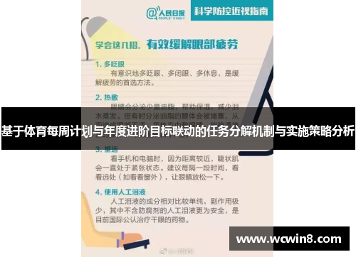 基于体育每周计划与年度进阶目标联动的任务分解机制与实施策略分析